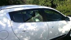 Хром нижні молдинги стекол (нерж.) для Renault Megane Хетчбек 2009-2016