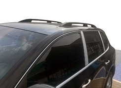 Рейлинги на крышу Erkul Skyport (Crown) черные  для Porsche Cayenne 2003-2010 гг.