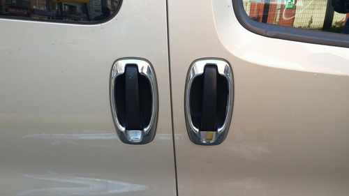 Обводка ручок (4 шт) Carmos для Fiat Doblo 2010-/Opel Combo 2011-