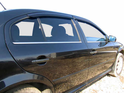 Хром накладки для Skoda Octavia Tour A4 окантовка вікон нерж Carmos (Туреччина)