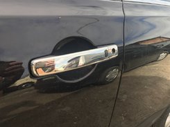 Хром накладки для Nissan Qashqai 2006-2014 Накладки на ручки нерж Carmos (Туреччина)