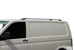 Рейлинги Хром Длинная база, Пластиковые ножки для Volkswagen T5 Multivan 2003-2010 гг.
