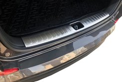 Накладка на задній поріг багажника (нерж) для Hyundai Tucson TL 2016-2021рр.
