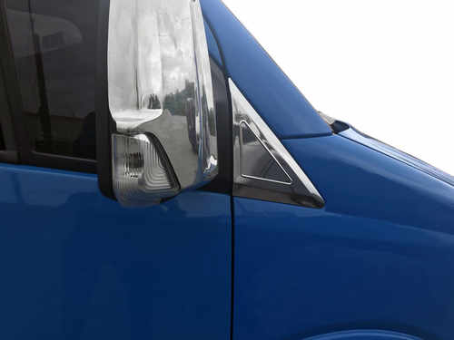 Хром накладка біля дзеркала (трикутник) Omsa для Mercedes Sprinter 2007+