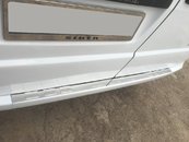 Хром накладка на задній бампер (без загибу) Carmos для Vito 639 2004+