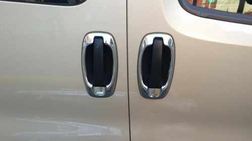 Обводка ручок (4 шт) Carmos для Fiat Doblo 2010-/Opel Combo 2011-