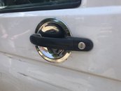 Хром накладки під ручки (мильниці) для VW T5, Caddy 2003-2015 Carmos (Туреччина) на 4 ручки