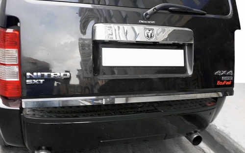 Кромка багажника (нерж.) для Dodge Nitro 2007↗ мм.