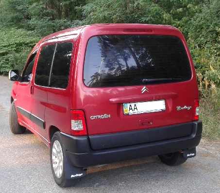 Бризковики гумові(2 шт) для Citroen Berlingo 1996-2008