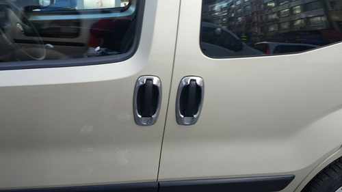 Обводка ручок (4 шт) Carmos для Fiat Doblo 2010-/Opel Combo 2011-