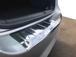 Накладка на задній бампер (нерж) для Volkswagen Passat B7 2012-2015 (SW)