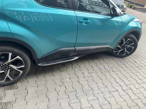 Бокові пороги з поідсвічуванням під оригінал для Toyota C-HR 2016-