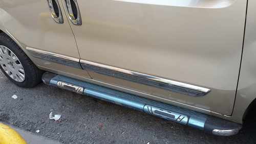 Хром молдинги на двері Carmos для Fiat Fiorino/Qubo 2008+