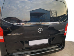 Кромка заднего стекла (нерж) для Mercedes Vito 447 2015+ 