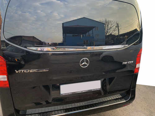 Кромка заднього скла (нерж) для Mercedes Vito 447 2015+