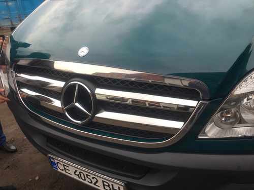 Хром накладки на передню решітку Carmos для Mercedes Sprinter 2006-2013