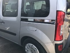 Хром молдинг під зсувну двері (2 шт) для Renault Kangoo 2008+