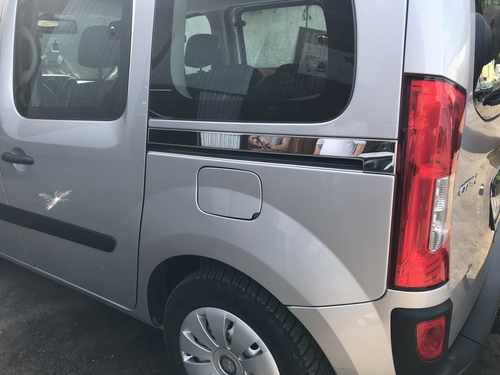 Хром молдинг під зсувну двері (2 шт) для Renault Kangoo 2008+