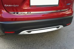 Кромка багажника (нерж.) Carmos - Турецька сталь для Nissan Qashqai 2014-2021рр.