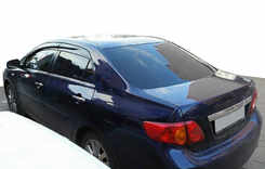 Ветровики (4 шт, Sunplex Sport) для Toyota Corolla 2007-2013 гг.
