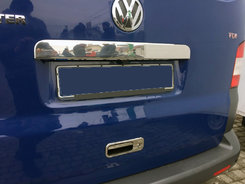 Хром накладка над номером на кришку багажника (нерж.) 1-дверн.(ляда) для VW T5 2003-2015 Omsa Line (Туреччина)