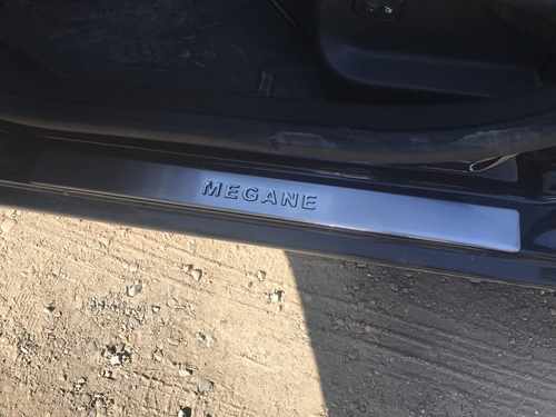 Хром накладки на дверні пороги (нерж.) для Renault Megane 2009+