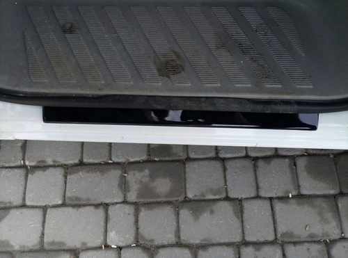 Хром накладки на дверні пороги (глянець) для Mercedes Sprinter 1995-2006