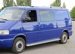 Рейлинги Хром Пластиковые концевики для Ford Transit 2000-2014 гг.