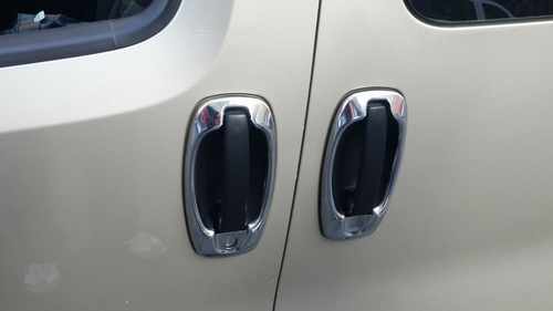 Обводка ручок (4 шт) Carmos для Fiat Doblo 2010-/Opel Combo 2011-
