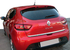 Кромка багажника (HB, нерж) для Renault Clio IV 2012-2019 рр.