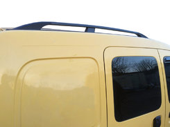 Рейлинги Черные Макси база, Пластиковые ножки для Renault Kangoo 1998-2008 гг.