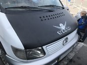 Чохол капота (шкірозамінник) для Mercedes Vito W638 1996-2003 років.