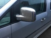 Хром накладки на дзеркала 2 шт. для VW T5 2003-2010/ Caddy Carmos (Туреччина) abs пластик