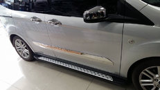 Молдинг дверей (4 шт, нерж) для Ford Courier 2014↗ мм.