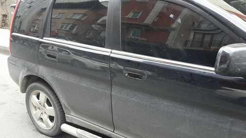 Молдинг стекол (4 шт, нерж) для Honda HR-V 1998-2006 рр.