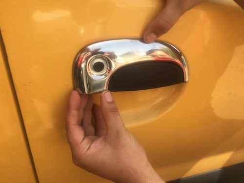 Хром накладки на дверні ручки (3 шт) для Renault Kangoo 2004-2008