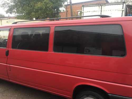 Рейлінги Чорні Коротка база, Пластикові ніжки для Volkswagen T4 Caravelle/Multivan