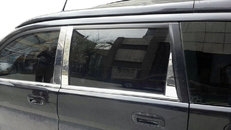 Молдинг дверних стійок (нерж) для Honda HR-V 1998-2006 рр.