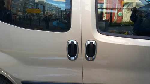 Обводка ручок (4 шт) Carmos для Fiat Doblo 2010-/Opel Combo 2011-