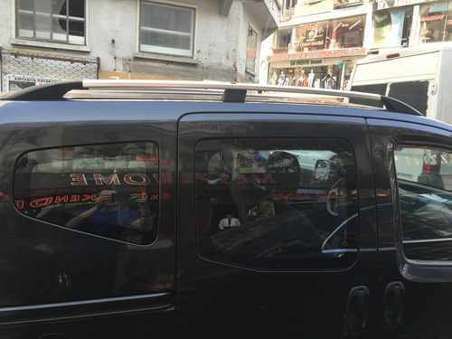 Рейлінги ХРОМ 143 см, Пластикові ніжки для Nissan NV200 2009↗ мм.