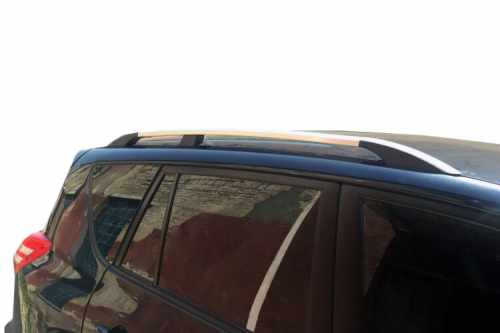 Рейлінги Хром Турецькі Коротка база, Пластикові ніжки для Toyota Rav 4 2006-2013 років.