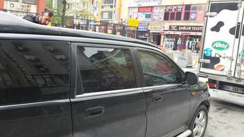 Молдинг стекол (4 шт, нерж) для Honda HR-V 1998-2006 рр.