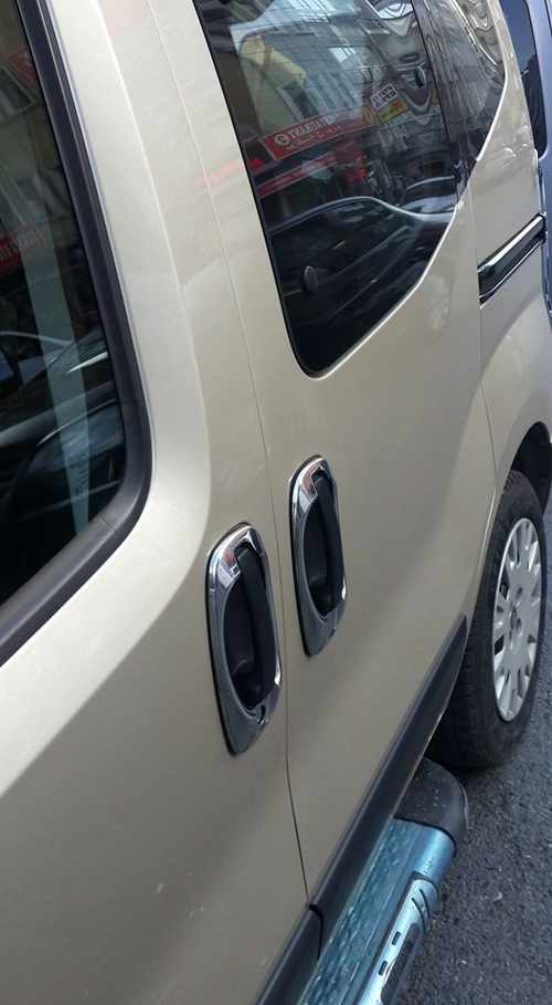Обводка ручок (4 шт) Carmos для Fiat Doblo 2010-/Opel Combo 2011-