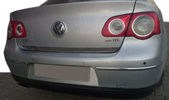 Кромка багажника (нерж) OmsaLine - Итальянская нержавейка для Volkswagen Passat B6 2006-2012 гг.