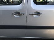 Хром накладки на дверні ручки (нерж.) 4-дверн. для Renault Kangoo 2008+
