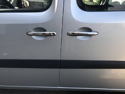 Хром накладки на дверні ручки (нерж.) 4-дверн. для Renault Kangoo 2008+