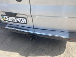 Хром накладка на задній бампер (нерж.) для Opel Vivaro 2004-2015