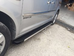 Хром накладки для VW Caddy молдинг дверей нерж Carmos (Туреччина)