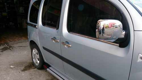 Хром нижні молдинги стекол (2 шт) для Renault Kangoo 2008+
