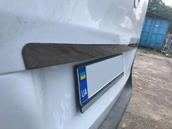 Накладка над номером BlackChrome (нерж) для Mercedes Vito 447 2015+ Omsa Line